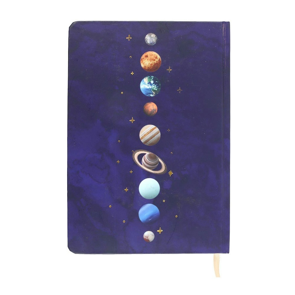 image 1 of Something Different Solar System A5 Notebook - Navy Blue - One Size