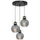 image 1 of Milagro Pendant Lamp Omega Black / Gold 3XE27