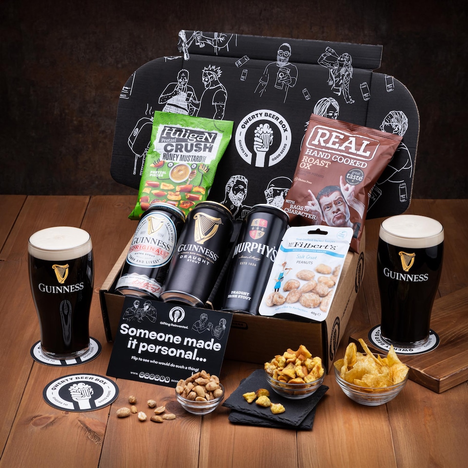 image 1 of Guinness Irish Stout And Premium Snack Beer Gift Hamper
