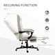image 4 of Vinsetto High-Back Home Office Chair with Adjustable Height and Footrest, White