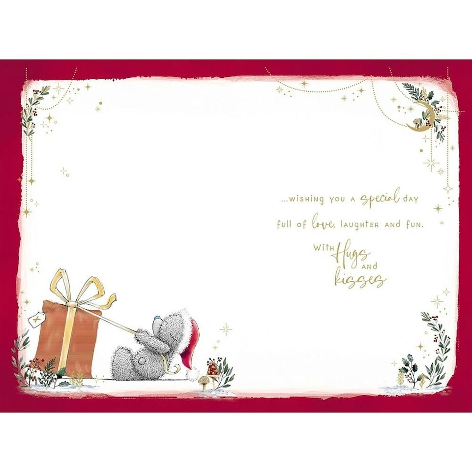 image 1 of Bears Wrapping Gifts Storyboard Mum Christmas Card