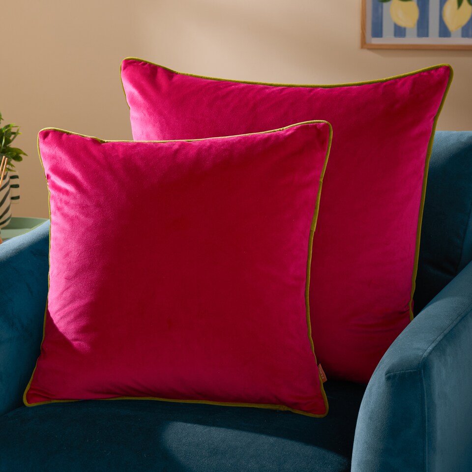 image 1 of Furn Meridian Velvet Cushion