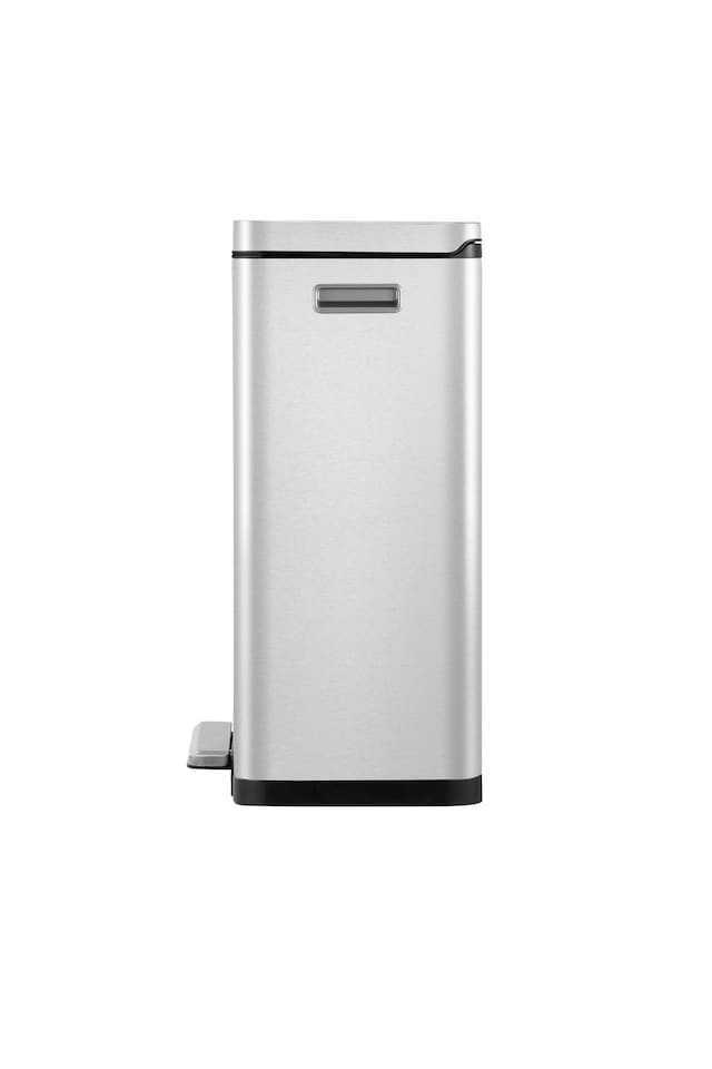image 1 of X Cube Pedal Bin 30L | Silver | Stainless Steel | 30L