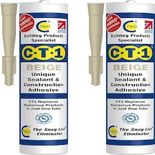 CT1 - Beige - Building Sealant & Adhesive Snag Tube for Virtually Any Material (1)