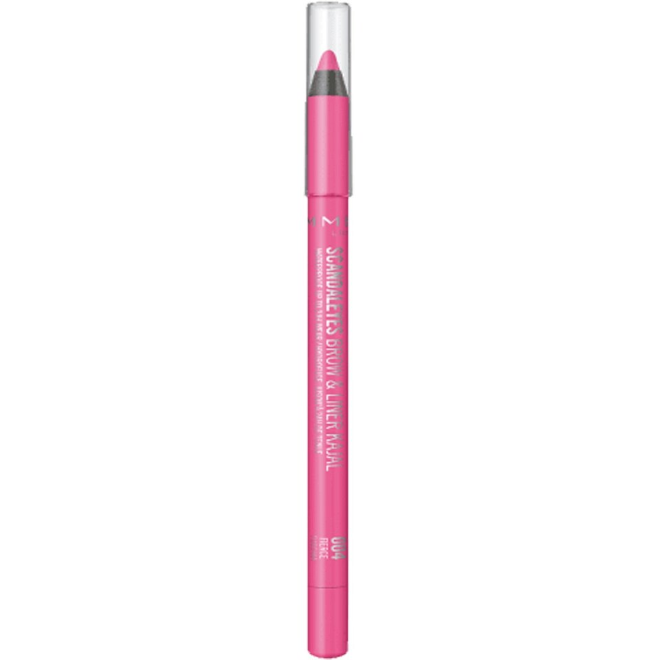 image 1 of Rimmel London Scandaleyes Waterproof Brow & Liner Kajal 004 Fierce Fuschia