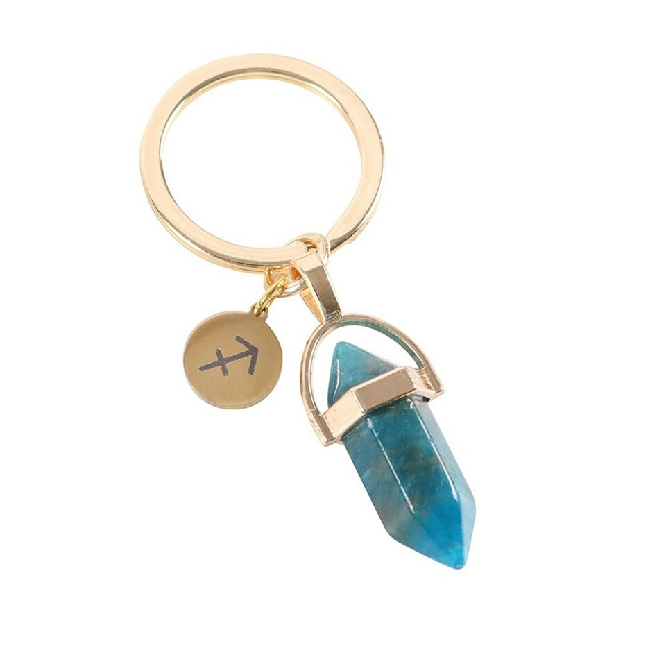 image 1 of Something Different Crystal Keyring (Pack of 9) - Multicoloured - One Size