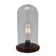 image 2 of Hestia LED Light Up Glass Dome with Bulb  - Large