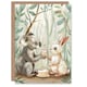 image 1 of Bunny Cake Girl Boy Kids Rabbit Daughter Son Birthday Card
