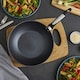 image 4 of Morphy Richards 28cm Forged Aluminium Stir Fry Pan