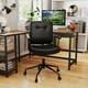 image 9 of COSTWAY Home Office Chair w/Adjustable Height Black | Black