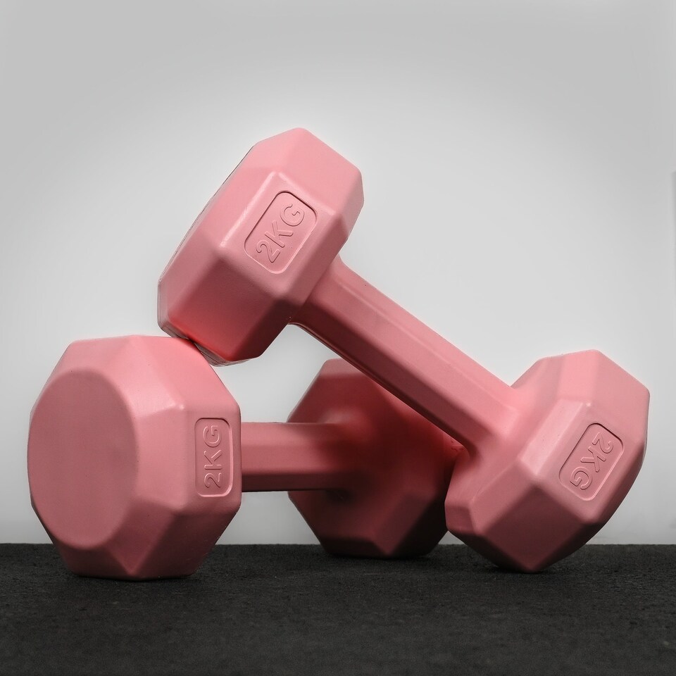 image 1 of GymSets Vinyl Dumbbell – Home Gym Fitness & Strength Training