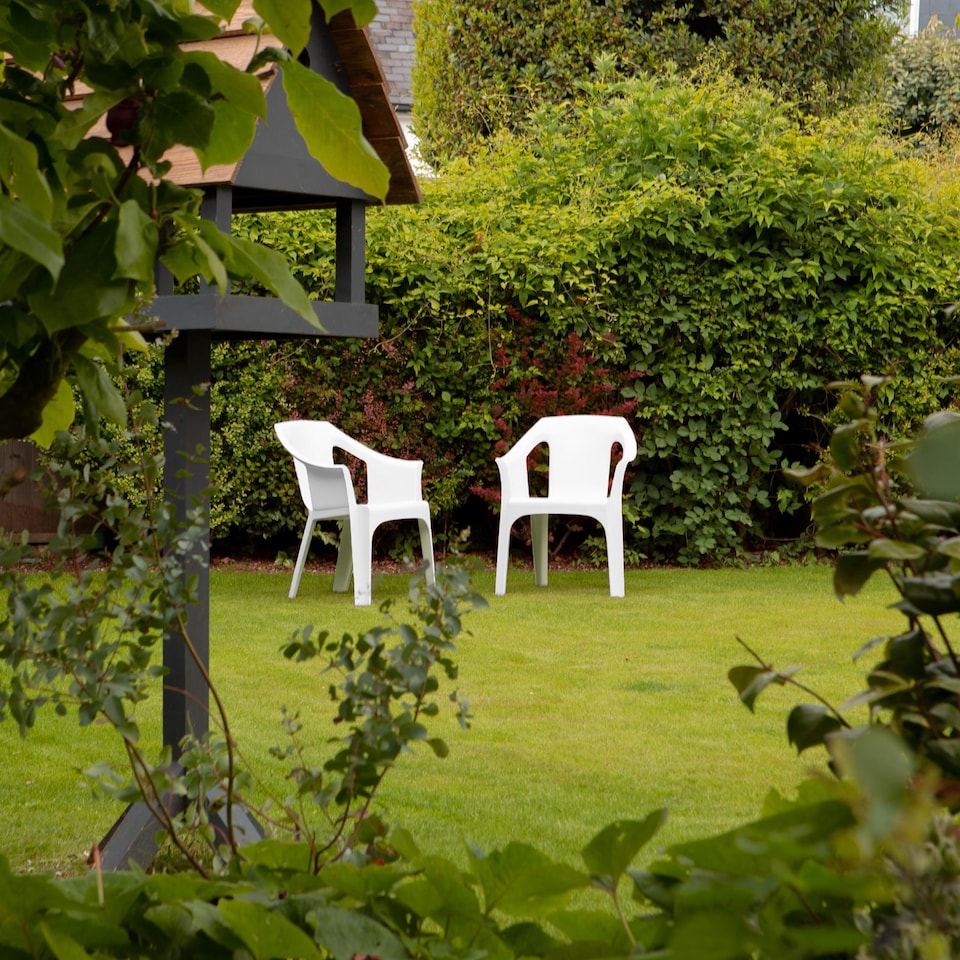 image 1 of Resol Cool Garden Dining Chairs - White - Pack of 2 | White | White