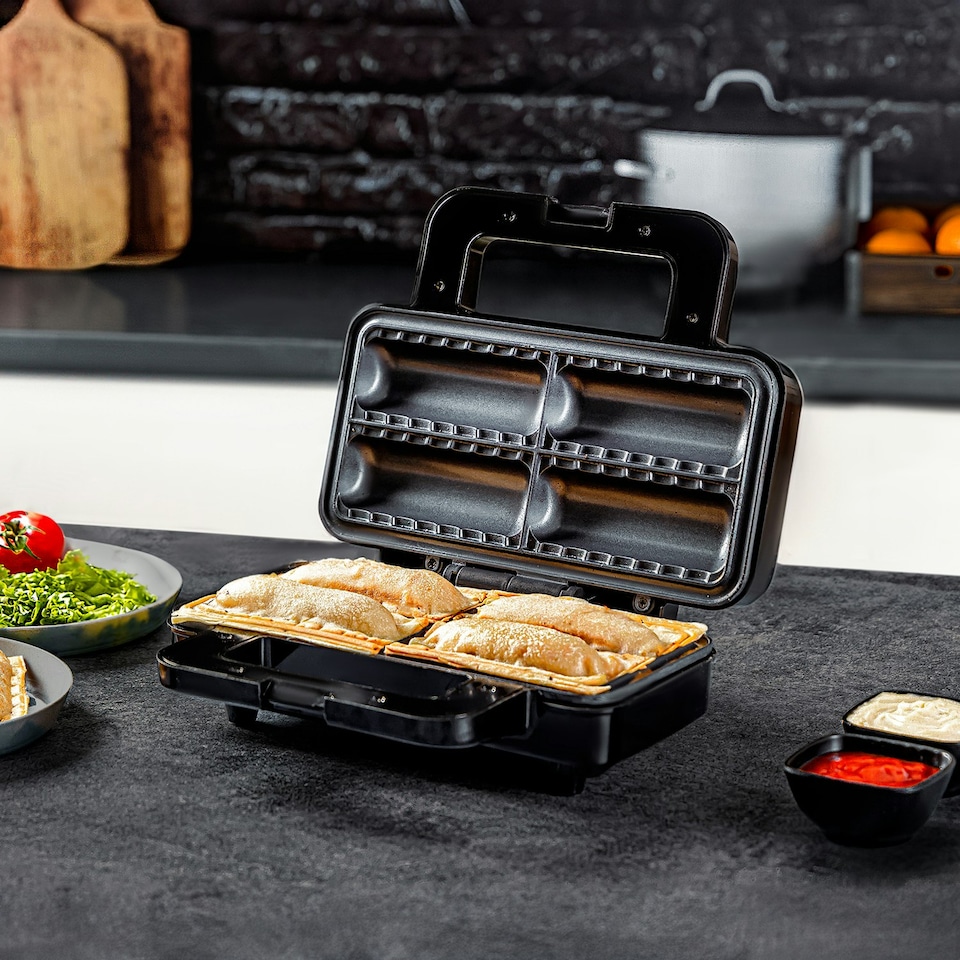 image 1 of GEEPAS Sausage Roll Maker Makes 4 Quick Rolls