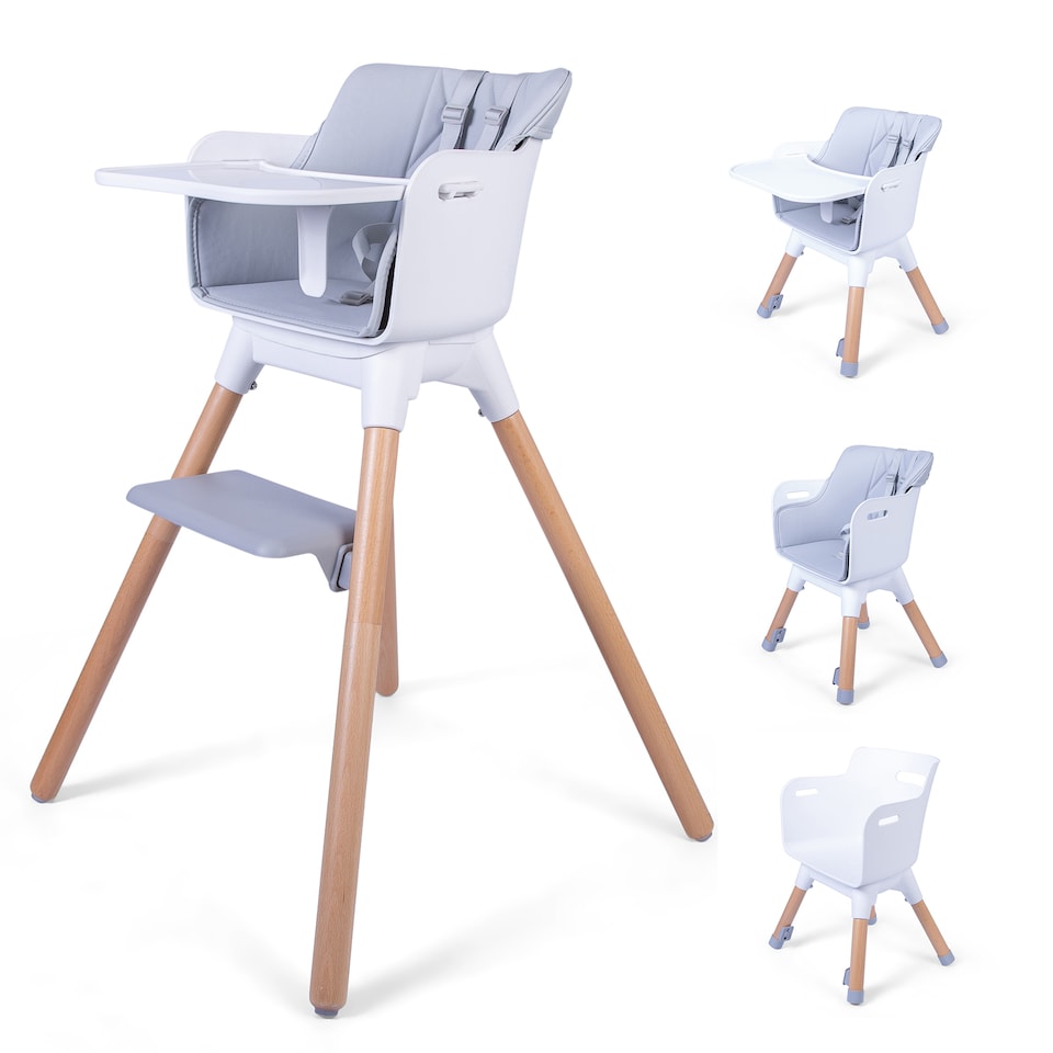 image 1 of Red Kite Feed Me Kombo 3-in-1 Wooden Highchair/Lo Chair/Infant Chair