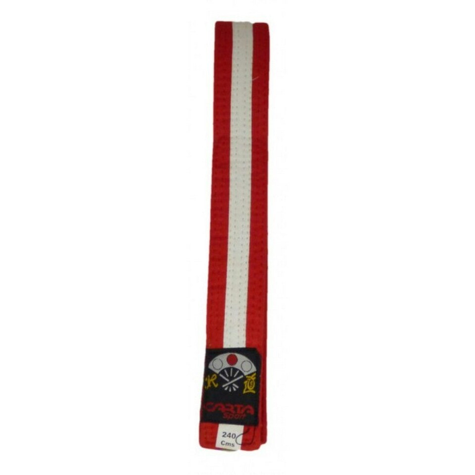 Carta Sport Karate Belt - Red/White - One Size