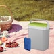 image 2 of 12L Camping Lunch Cooler Box with 1 Ice Pack | Green | 1