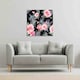image 2 of Watercolour Painting of Flowers (Canvas Print) 77 x 77 x 4cm
