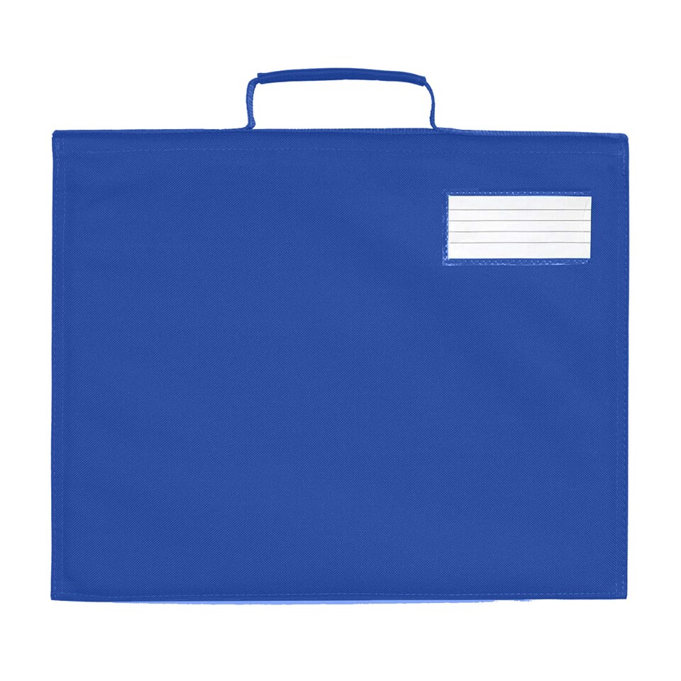 image 1 of Quadra Classic Book Bag - Bright Royal Blue - One Size Blue
