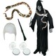 image 1 of Dark Lord Costume with Snake Black | S