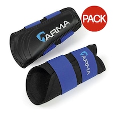 ARMA Air Motion Horse Brushing Boots (Pack Of 2) - Royal Blue - X Full