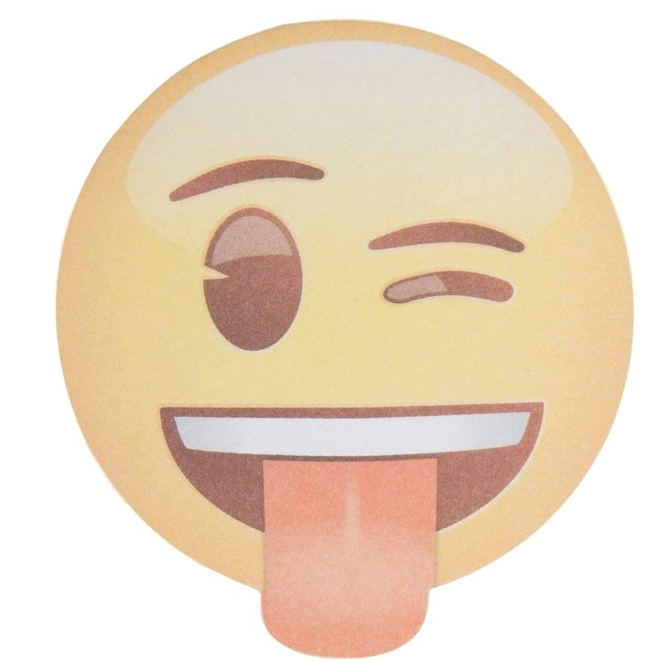 Unique Party Emoji Notebook - Yellow - One Size