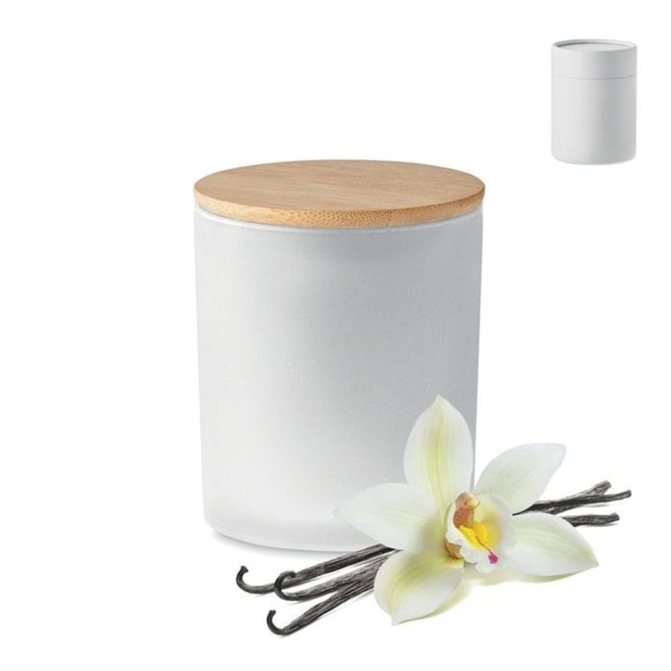 image 1 of MidOcean Keops Plant-Based Scented Candle - White - L White