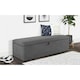 image 1 of Premium Slate Grey Fabric Blanket Box