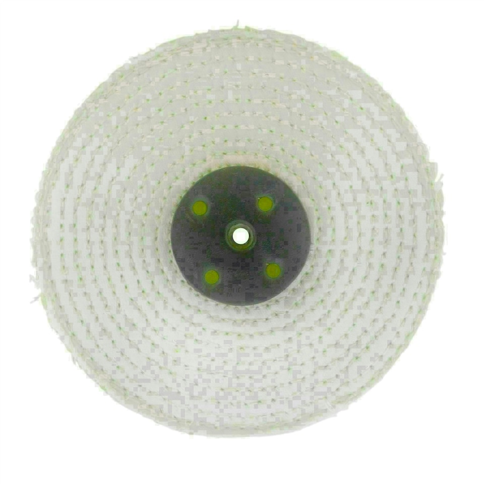 image 1 of Coarse Medium Final G Polishing Buffing Mops Sisal Floppy 6" x 0.5" 1 Section