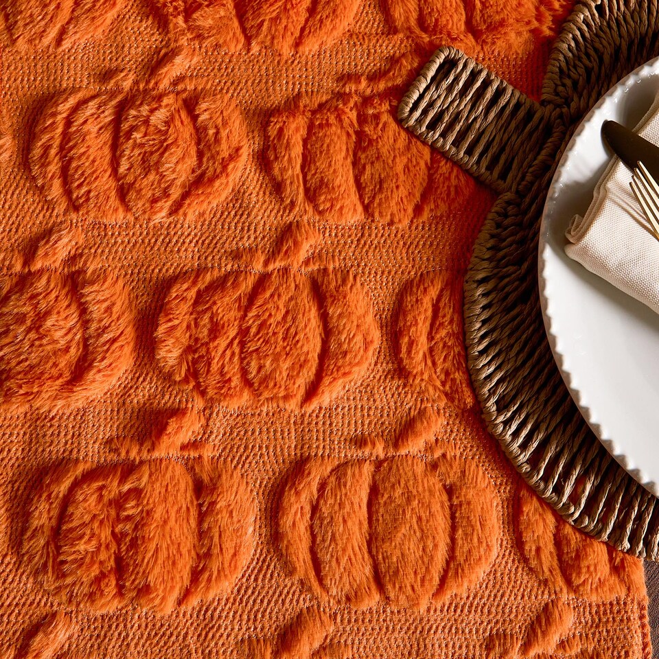 image 1 of OHS Tufted Seasonal Table Runner Collection Decorative Holiday Linens