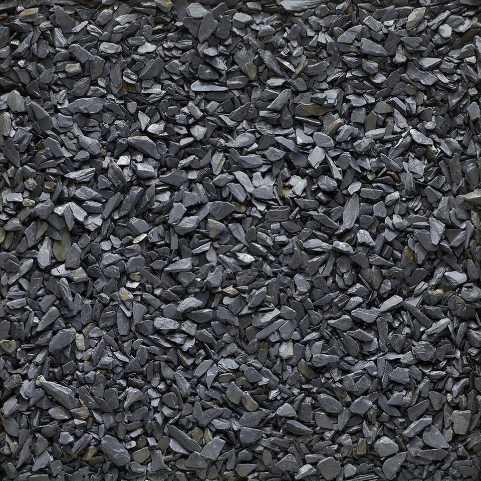 image 1 of Blue Slate Chippings - 20mm - Premium Aggregate Bulk Bag - 850 kilos