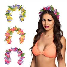 Assorted Flowers Headband Hawaii Fancy Dress