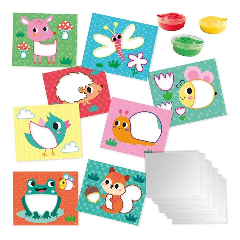 image 1 of SES CREATIVE Eco Fingerpaint Cards