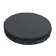 image 1 of Argon Tableware Round Slate Placemats - 30cm - Pack of 6 Black