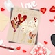 image 5 of Words 'n' Wishes Valentine Day Card to The One I Love on Valentine's Day, 23 x 19 cm, Red & Pink