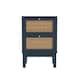 image 1 of Bordeaux Bedside - Engineered Wood/Plastic - L35 x W40 x H58.4 cm - Berlin Blue/Oak