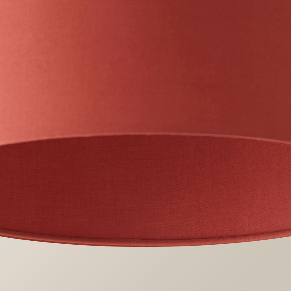 image 1 of ValueLights Reni Medium Rust Shade and Bulb