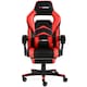 image 1 of Turbo Reclining Sports Racing Office Desk Faux Leather Gaming Chair (Red)
