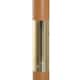 image 6 of Outsunny Wooden Garden Parasol Sun Shade Patio Umbrella Canopy Wine Red