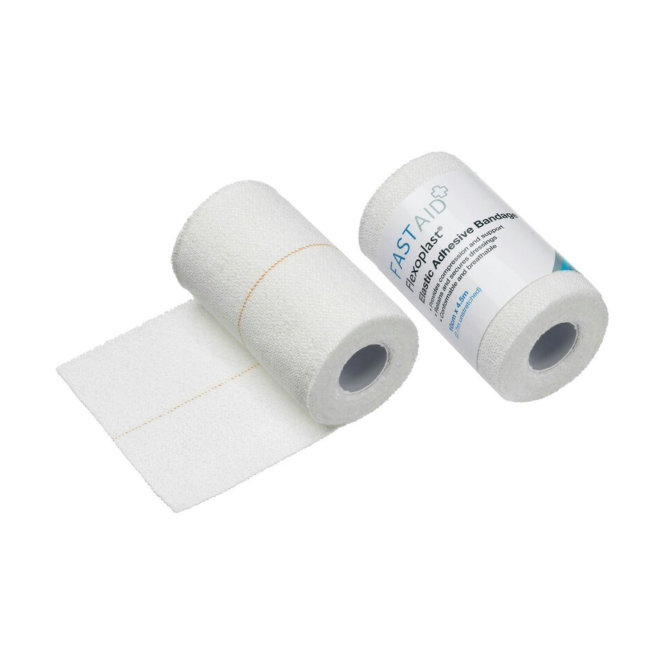 image 1 of Robinson Flexoplast Elastic Adhesive Bandage - White - 7.5cm