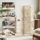 image 7 of HOMCOM 3 Panel Room Divider, Detachable Privacy Screens, Natural Wood | Brown | Natural wood finish