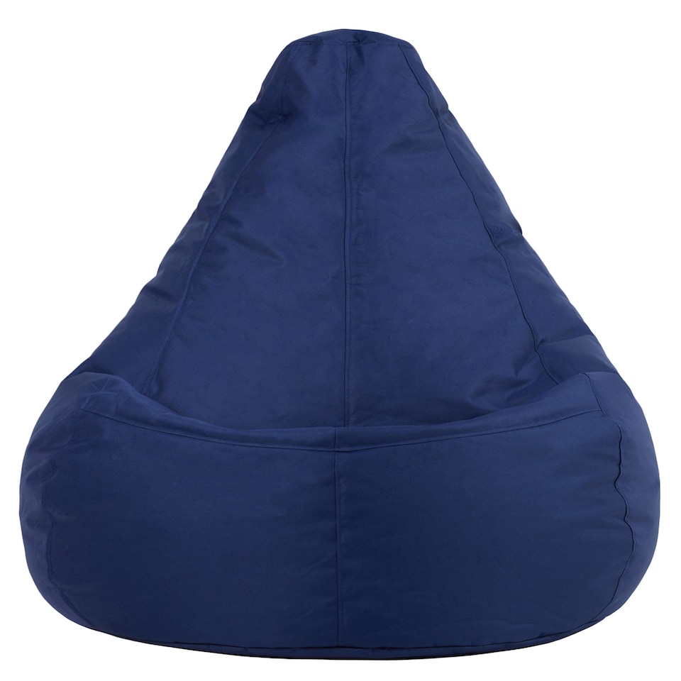 image 1 of Icon Dalton High Back Adult Gaming Indoor Outdoor Bean Bag Chair, Navy