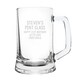 image 1 of Personalised Free Text Pint Stern Tankard | Clear | 1