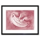 image 1 of Alice Wonderland Cheshire Cat Smile 9x7" Black Framed Wall Art Print