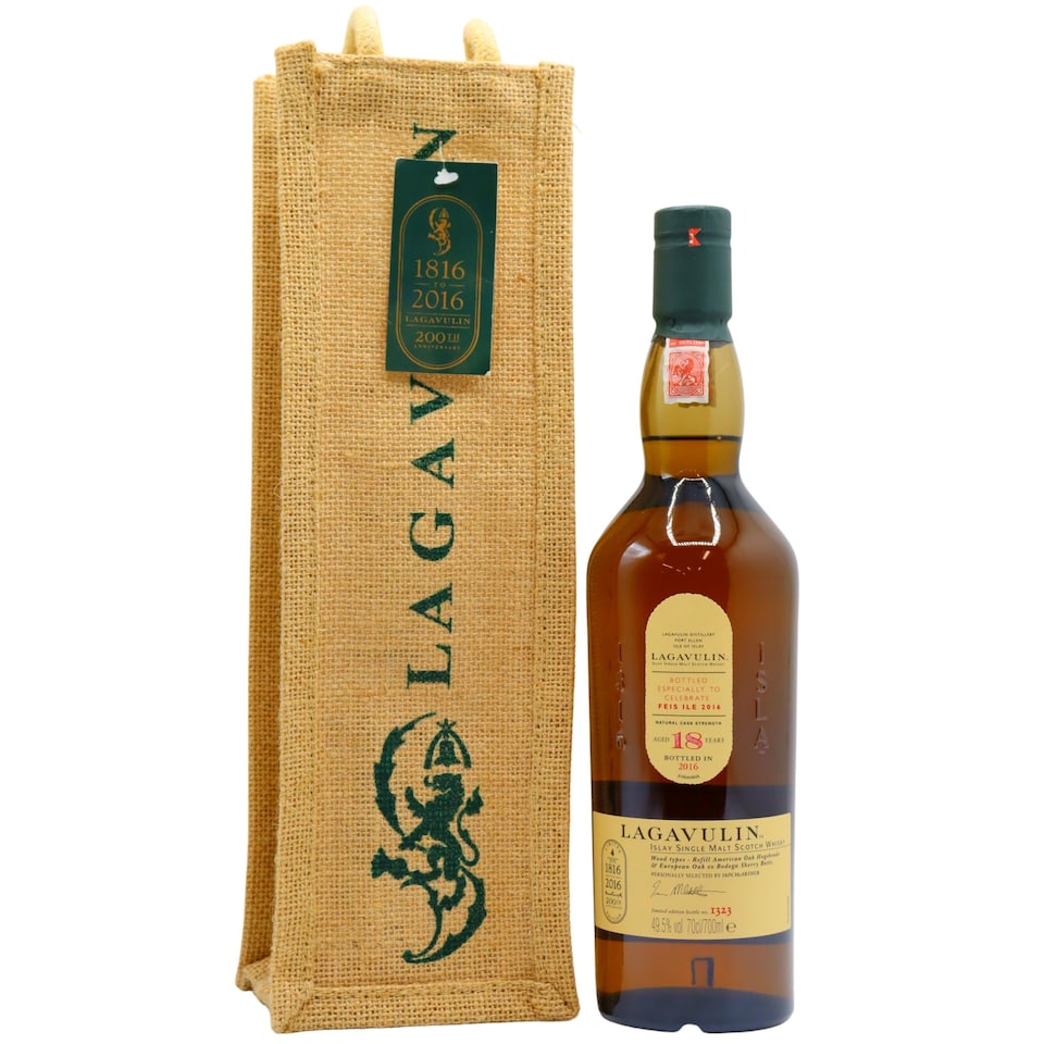 image 1 of Lagavulin - Feis Ile 2016 - 200th Anniversary Islay Single Malt Scotch 18 year old Whisky | Multi | Lagavulin - Feis Ile 2016 - 200th Anniversary Islay Single Malt Scotch - 18 year old Whisky 70cl 49.5% ABV | 1