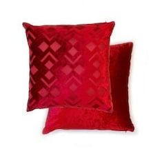 Barcelona Cushion Cover 43cm x 43cm Red | Red | Red