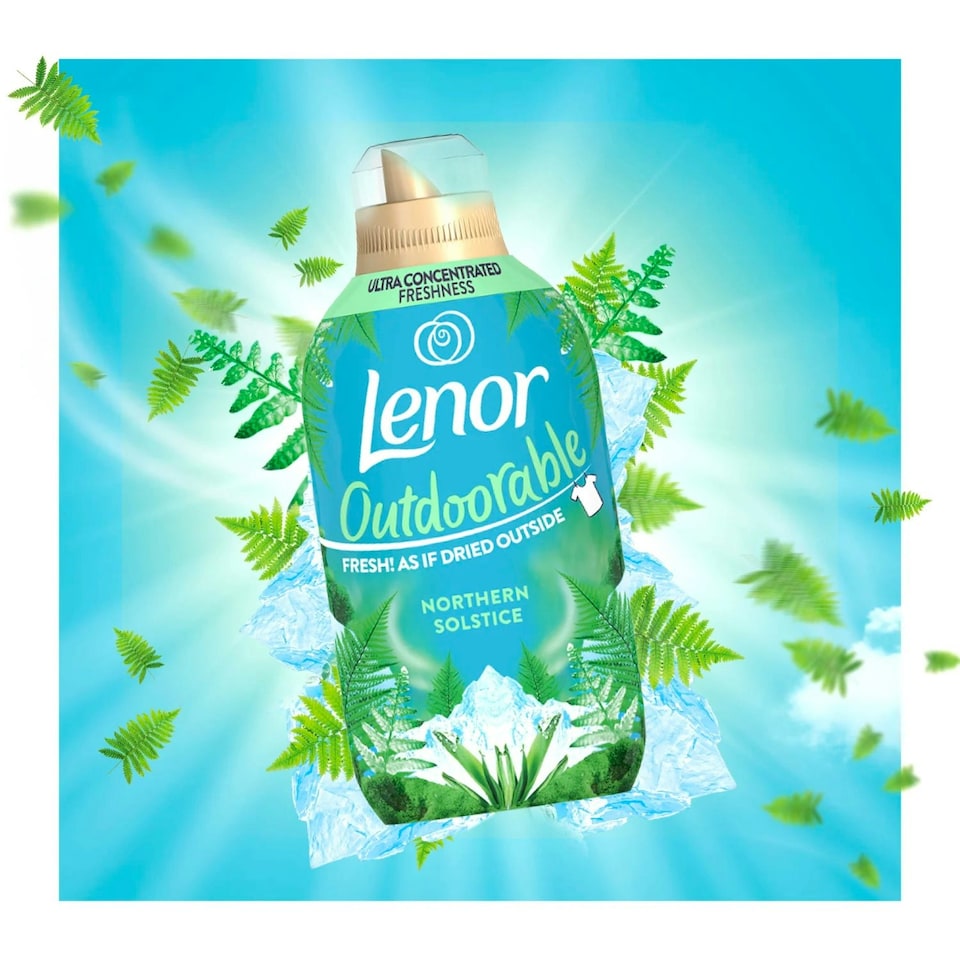 image 1 of Lenor Outdoorable Fabric Conditioner Liquid 35 Washes Northern Solstice 490ml