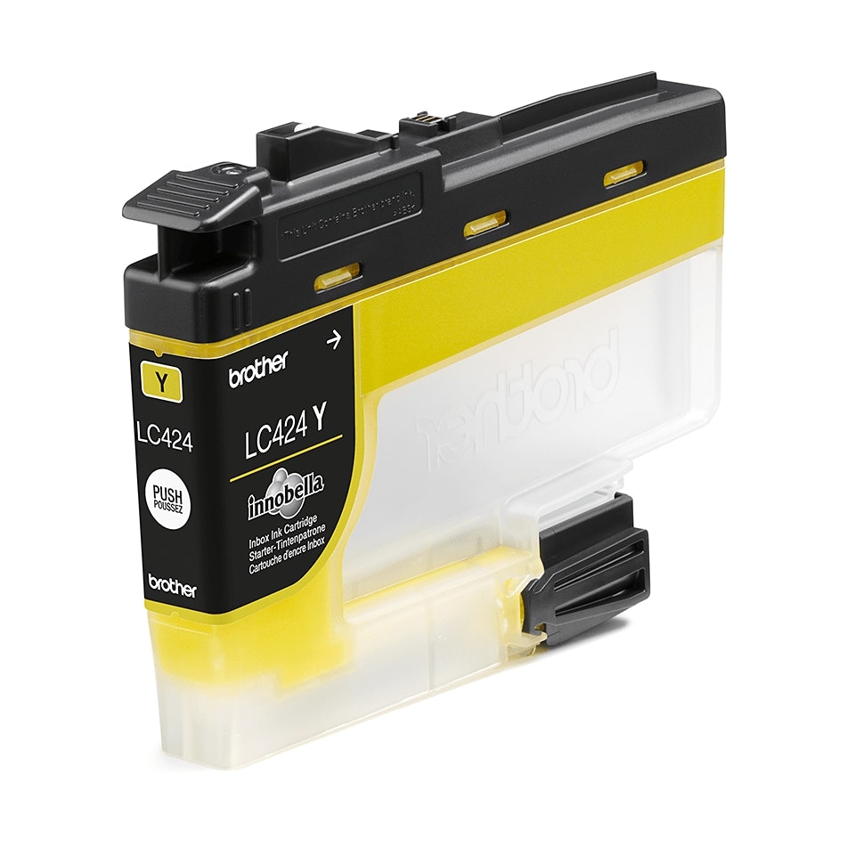 image 1 of Brother LC424Y Yellow Ink Cartridge Yellow | Compatible Brother LC424Y Yellow Ink Cartridge