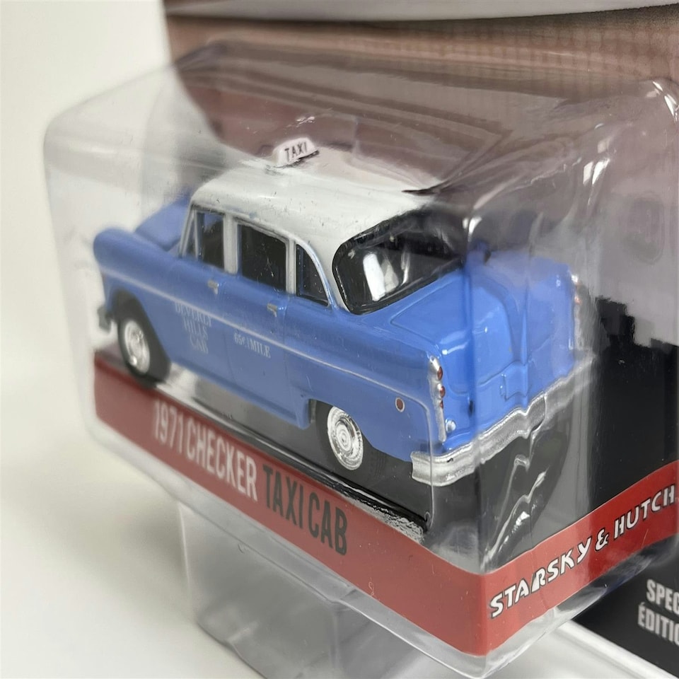 image 1 of Starsky & Hutch 1971 Checker Taxicab 1:64 Scale Greenlight 44955C