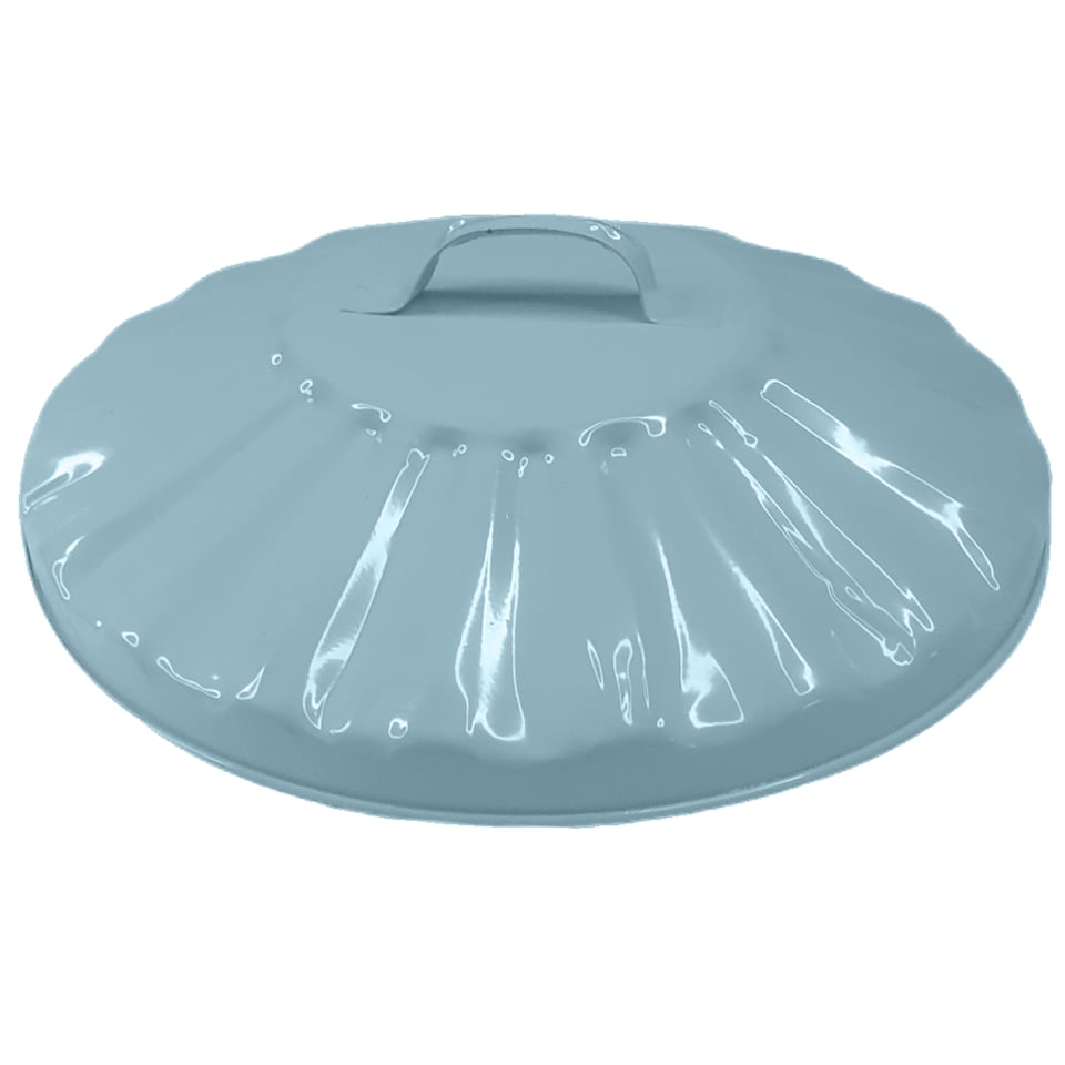 image 1 of 90L Retro Style Metal Dustbin Suitable for Indoor or Outdoor - Classic Bin Steel Dustbin for Animal Feed, General Waste, Storage - 90 Litre