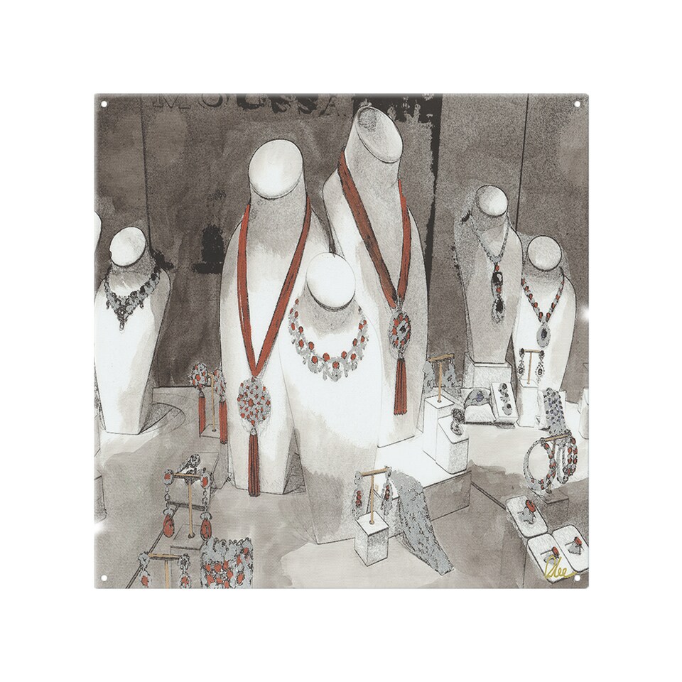 image 1 of Field Day Jewellery Splash Back | White